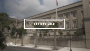 What To Do When You Get Sued