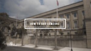 How To Sue Someone