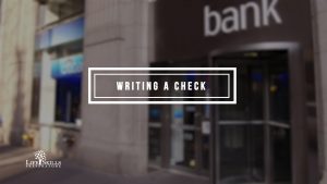 Writing A Check